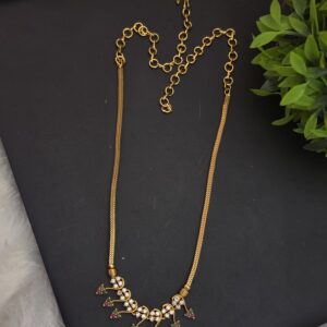 Premium quality diamond look comes 24 inches necklace