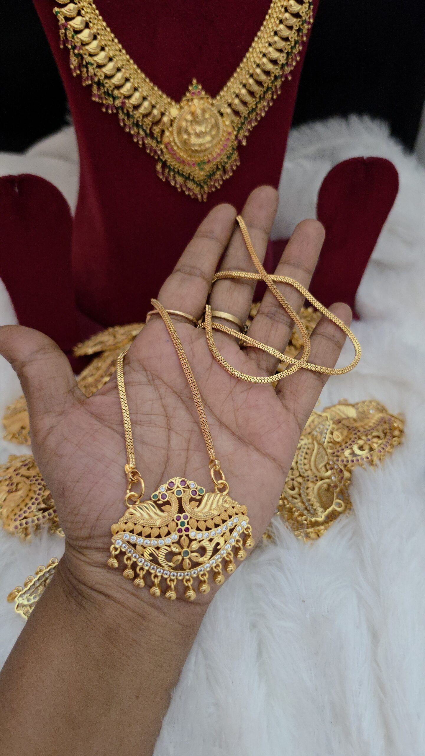 Premium quality tamil new year special offer 28 inches dollar chain