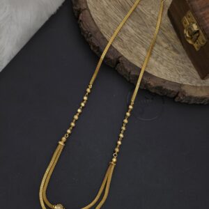 Premium foaming ad stone double layer ball necklace