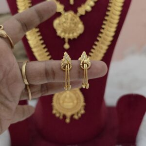 Premium foaming ad stone chain drops earing 