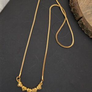 Premium foaming heart dollar chain