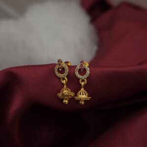 Premium foaming ad stone jhumka