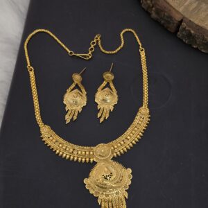 Premium foaming plain antique necklace