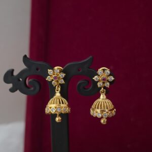 Premium impon ad stone jhumka