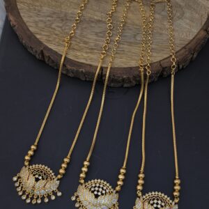 Premium foaming ad stone lotus necklace 