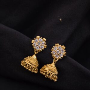 premium foaming ad stone jhumka 