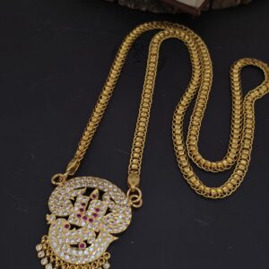  Premium impon ad stone om dollar chain 32 inch