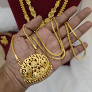 Premium foaming peacock dollar chain 28 inch 