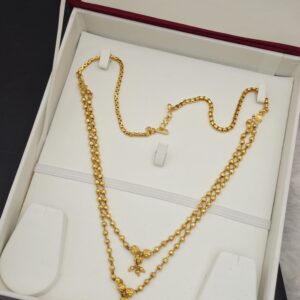 Premium foaming layer necklace