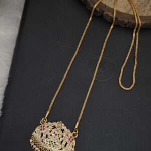 Premium impon 32 inch lakshmi dollar chain 