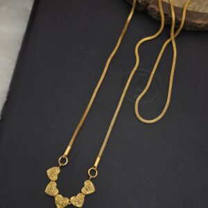   Premium foaming 32 inch heart dollar chain 