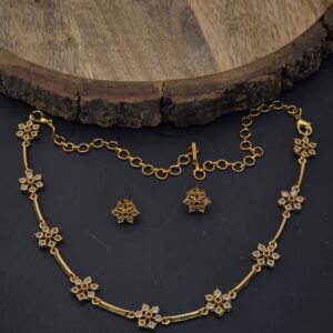 Premium matt ad stone hustli Necklace