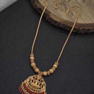 Premium foaming corol lakshmi necklace