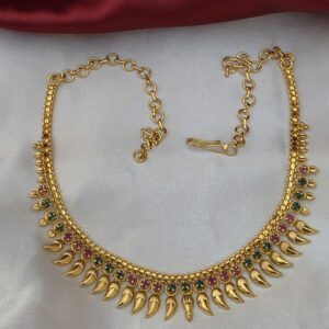 Premium foaming ad stone arumbu necklace