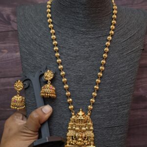  Premium matt mandapam haram with earings
