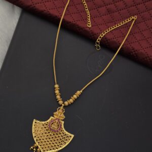 Premium Foaming Ad Stone Lakshmi Necklace