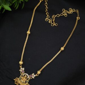  Premium foaming ad stone lakshmi necklace 
