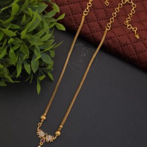 premium foaming ad stone long necklace
