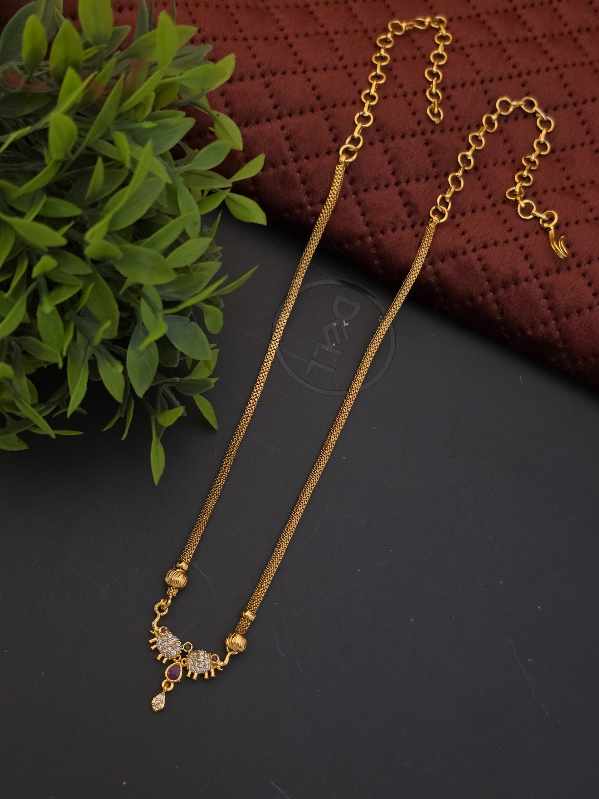 premium foaming ad stone long necklace