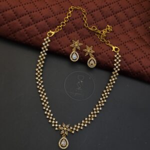 premium matt ad stone necklace