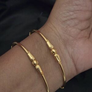 Premium micro real gold replica bangle 
