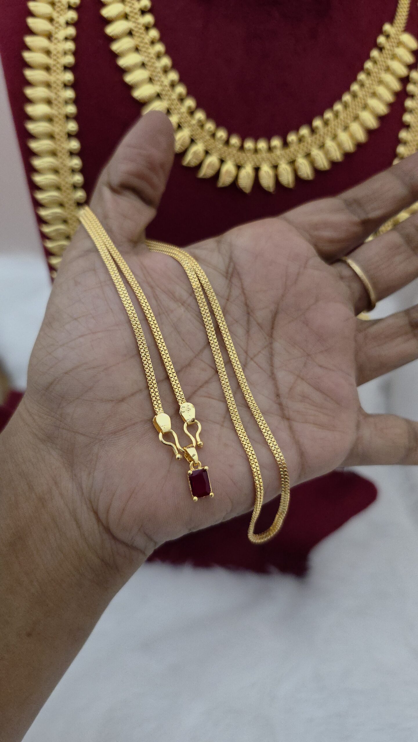 Premium quality 18 inches dollar chain one day offer