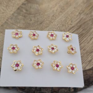 Premium quality ad uncut diamond replica NOSE PIN (MOOKUTTHI)