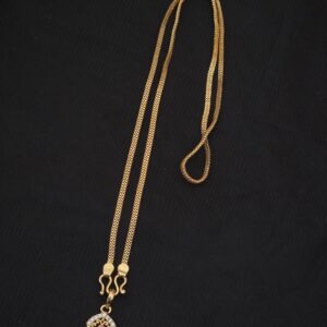 Premium foaming one day offer 18 inch ad stone lakshmi dollar chain 
