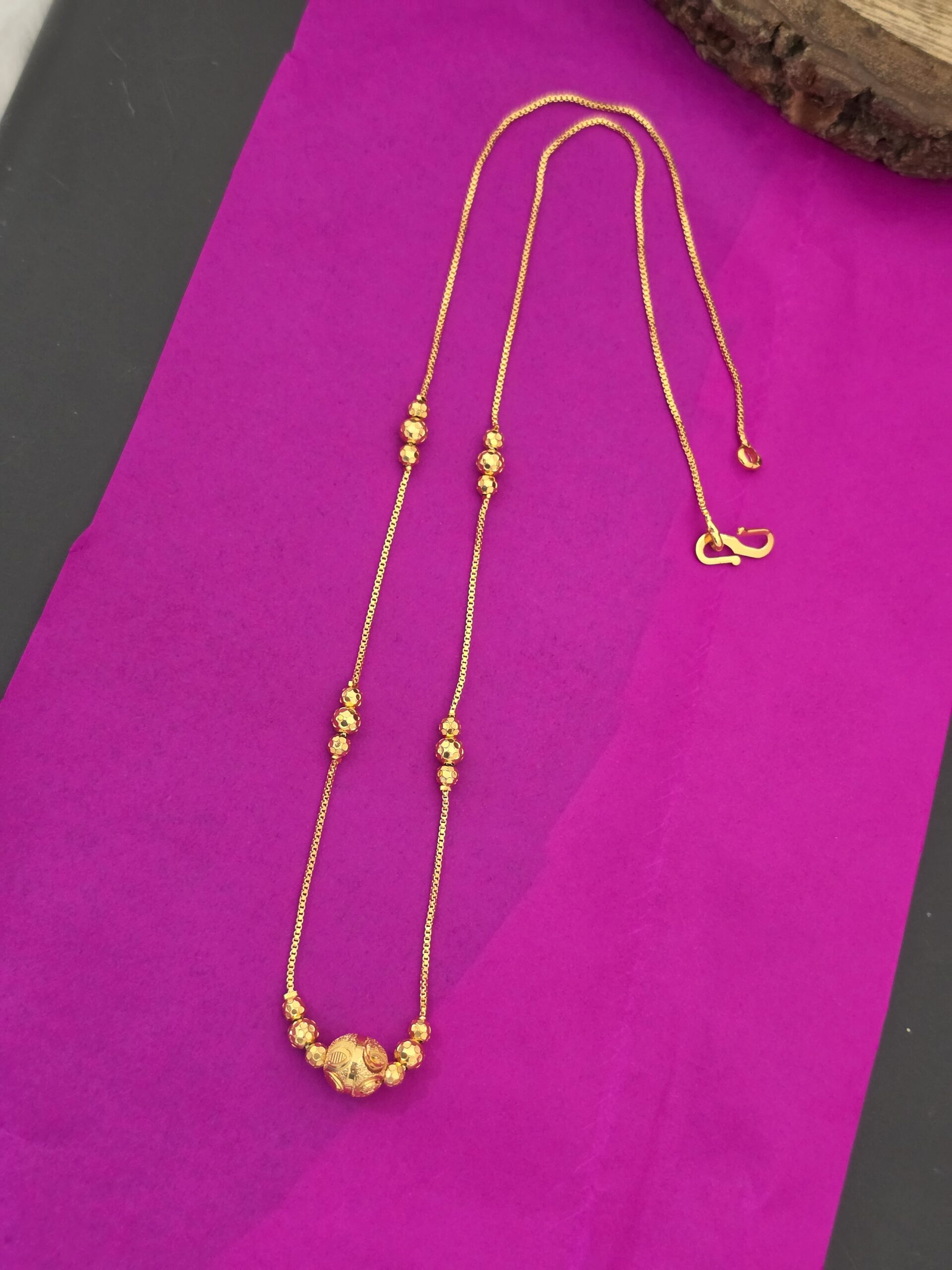 premium foaming ball chain neckalce