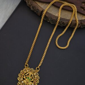 Premium foaming enamel lakshmi dollar chain with various size