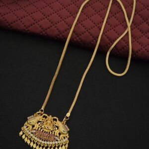 Premium foaming  ad stone lakshmi dollar chain 28 inch