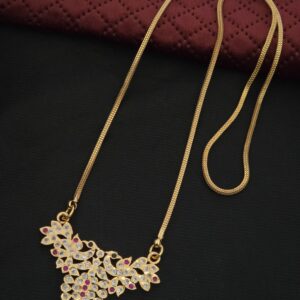 Premium impon AD stone 28 inch dollar chain 
