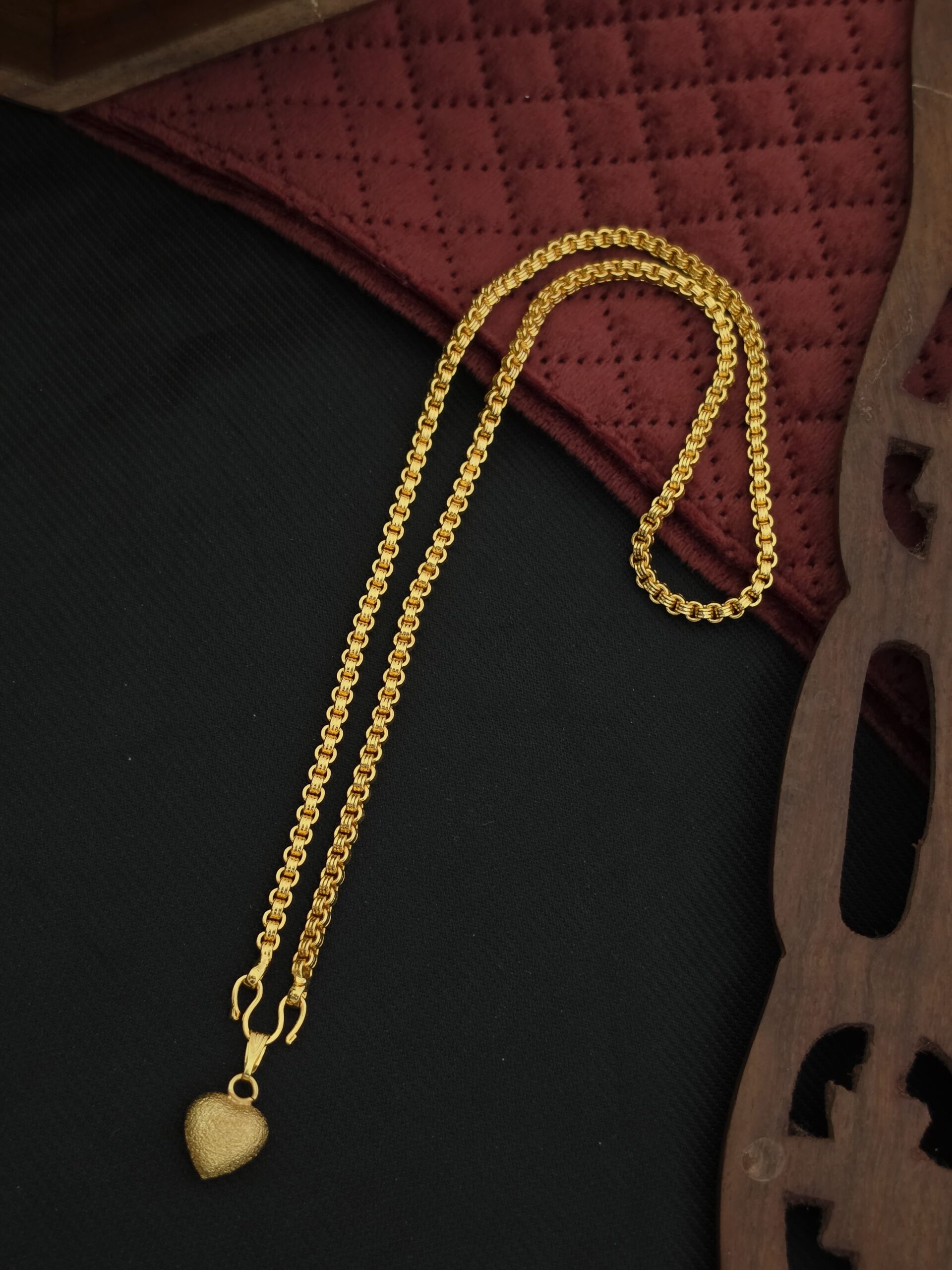 Premium Foaming 18 Inch One Day Offer Heart Dollar chain