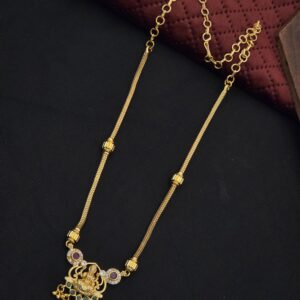 Premium Foaming Ad Stone Lakshmi Necklace