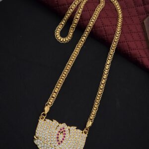 Premium Impon Lotus Dollar Chain