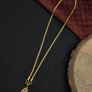 One Day Offer Sale Premium Lakshmi Ad Stone Dollar Chain