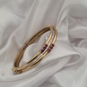 Premium Impon Ruby Stone Bangle.