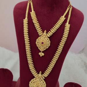 Premium Foaming Necklace With Haram Combo