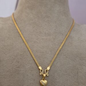 One Day Offer Foaming Heart Dollar Chain