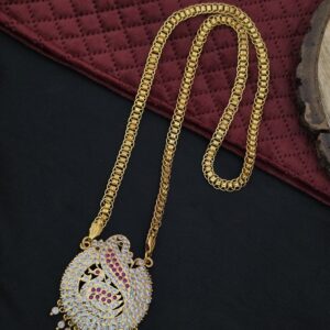 Premium Impon Peacock Dollar Chain 28 Inch