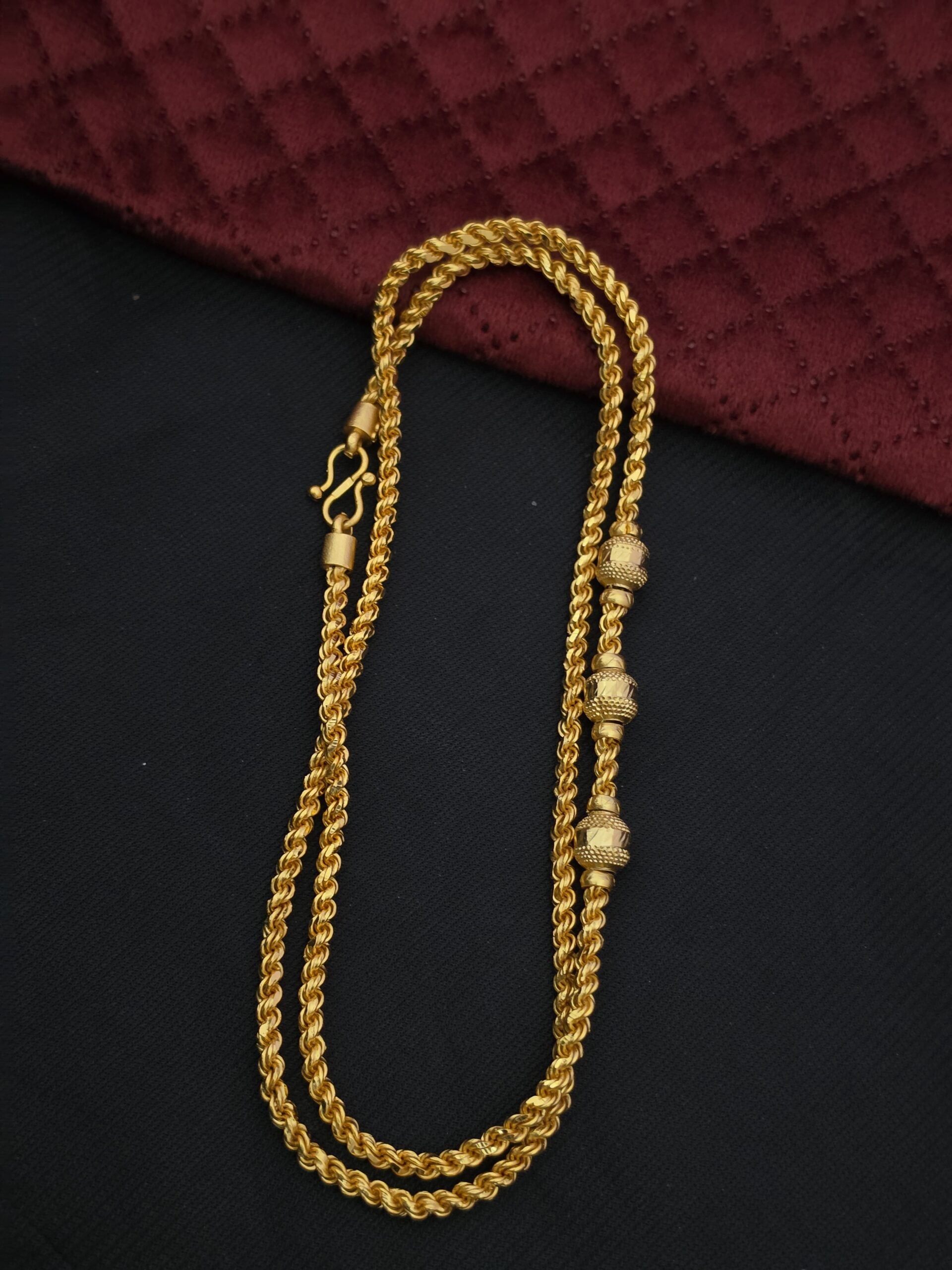 Premium Foaming 3 Ball Muggappu Chain