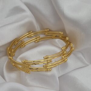 Premium Foaming 3 Line Bamboo Bangle