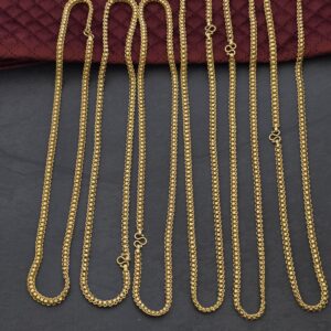 Premium Impon Kerala Model Buttas Heart Model 24 Inch Chain