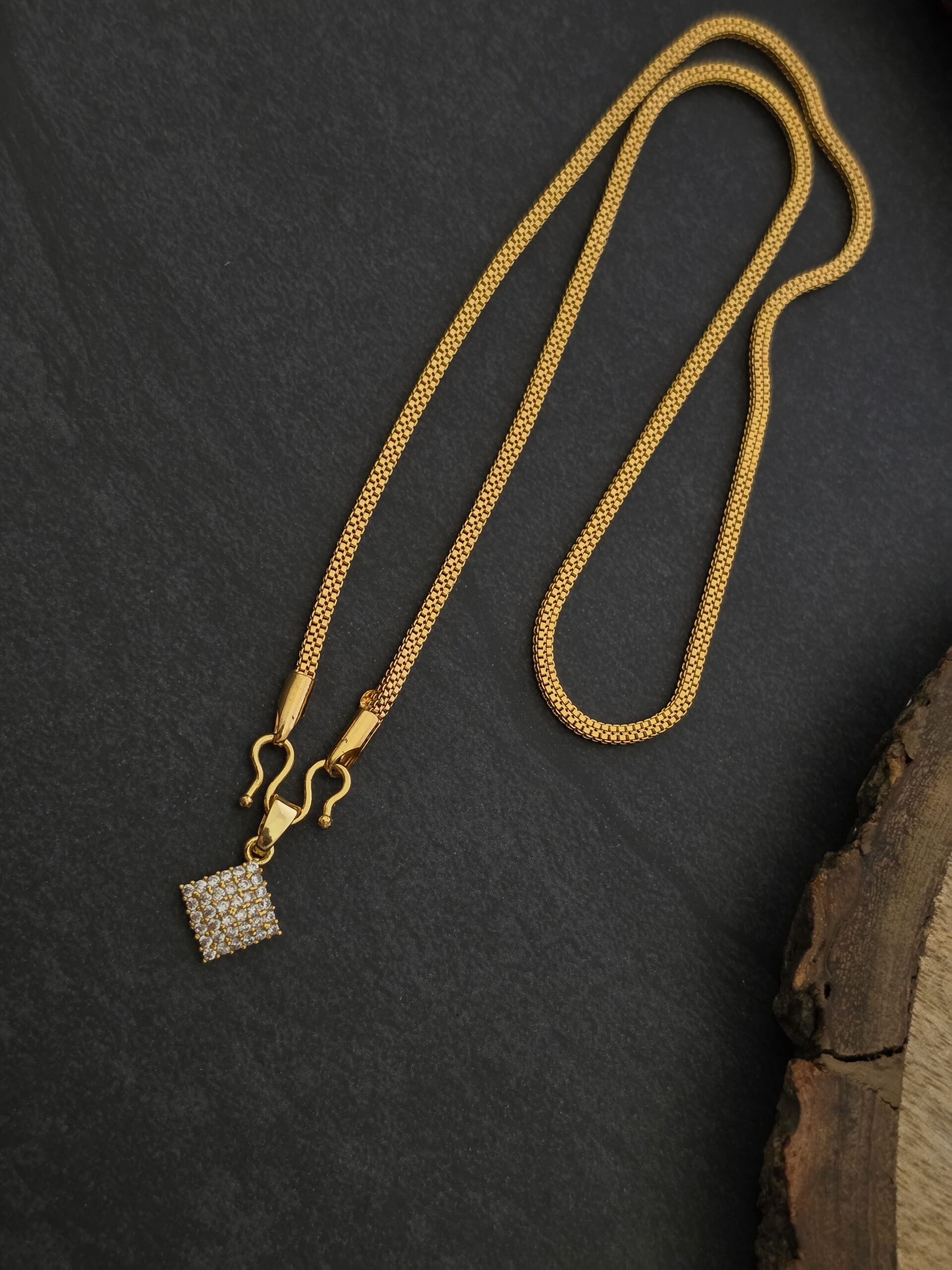 One Day Offer Ad Stone 18 inch Dollar Chain