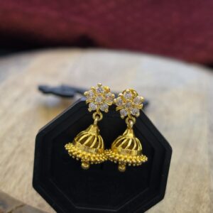 Premium foaming ad stone jhumka