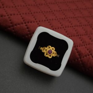 Premium Foaming Ruby Stone Womens Ring