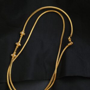 Premium Foaming Ad Stone Muggappu Chain 30 Inch