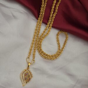 Premium Foaming Ad Stone Dollar Chain 28 Inch
