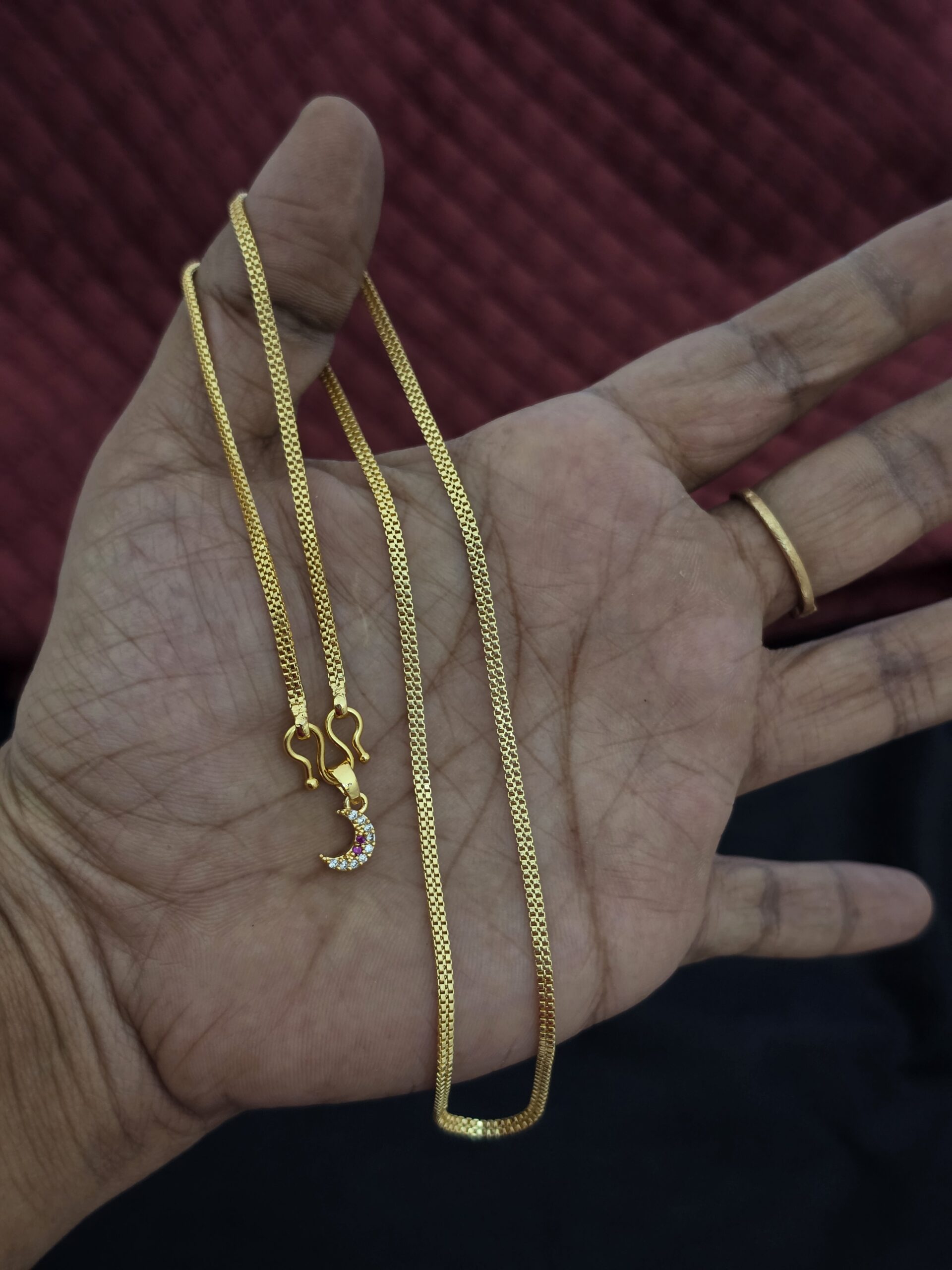 One Day Offer Foaming Moon Dollar Chain