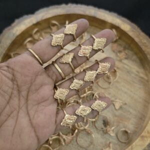 Premium Impon Unpolished Ring